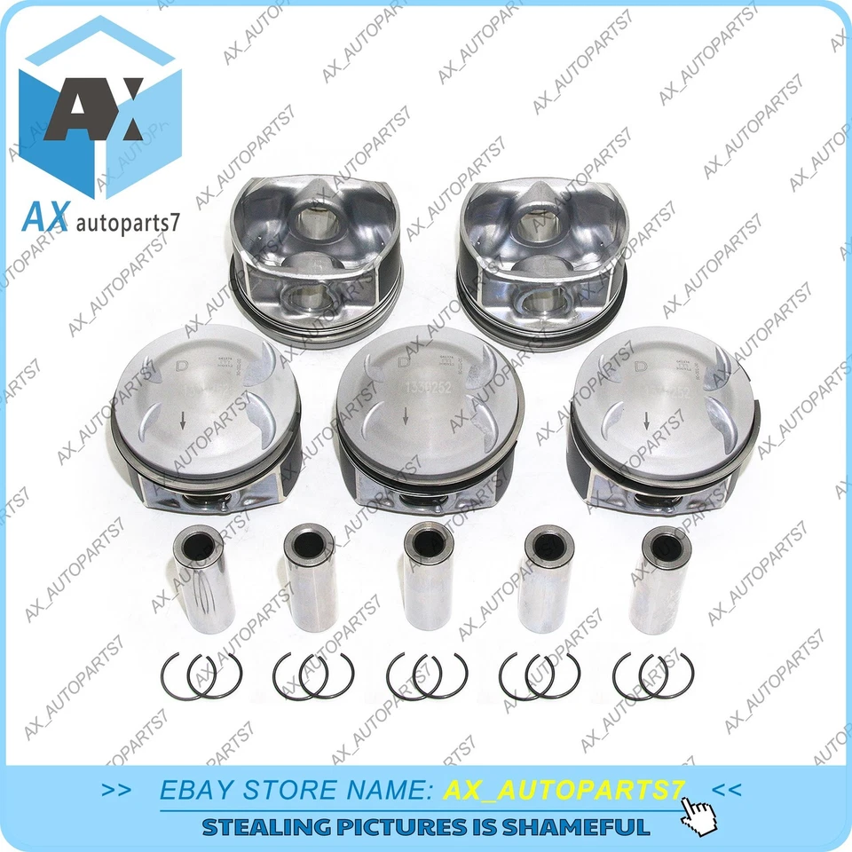 Juego de pistones y anillos STD para Volvo V40 V60 XC60 S80 S60 B5204T8 B5204T9 2.0 L5 Foto 3 de 4