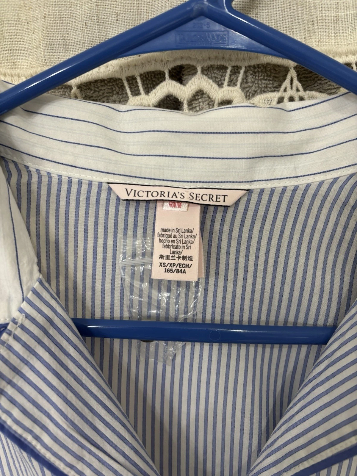 UNDERCOVER Abito da notte donna Victoria Secret con bottoni leggero nuovo senza etichette XS