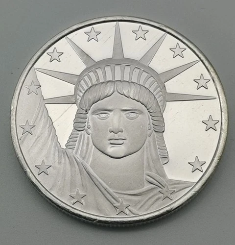 1-oz Lady Liberty .999 Fine Round
