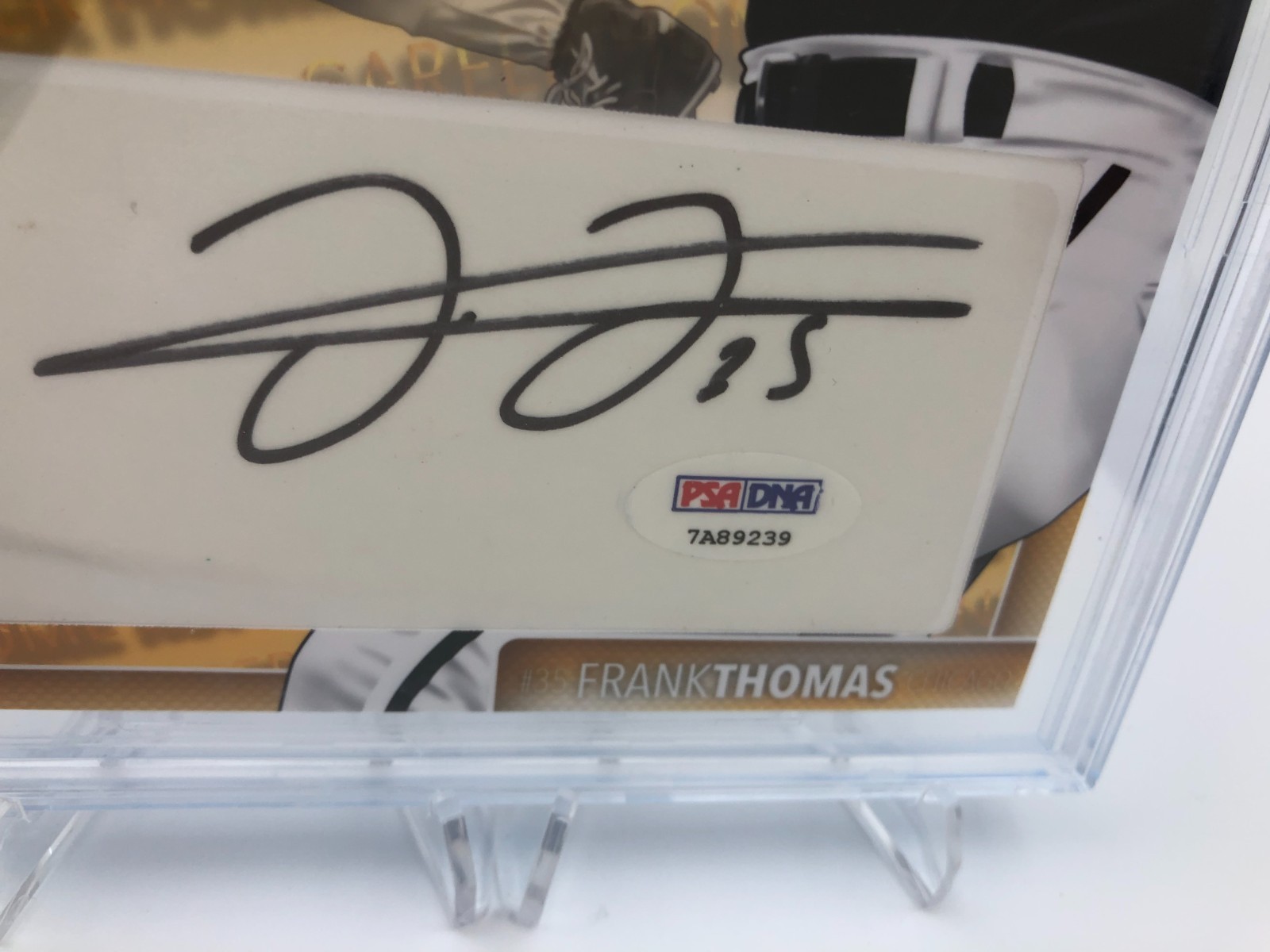 FRANK THOMAS BAT AUTO RARE/5 Card 2016 THE BAR GOLD Edition PSA BECKETT 9.5 10 view 10