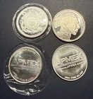 4 - 1oz Silver Rounds VARIETY .999 Fine Silver