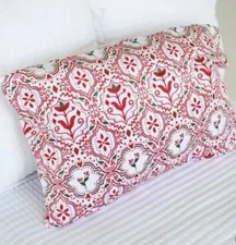 Lot Of 2 Minky Couture Scandinavian Christmas Holiday Soft Luxurious Pillowcases