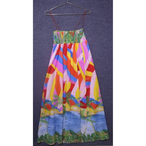 Maxi Vestido Show Me Your Mumu Para Mujer Largo Fin de Semana Multi Floral Ventoso NUEVO NUEVO CON ETIQUETAS - Imagen 2 de 4