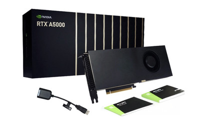 NVIDIA RTX A5000 24 GB GDDR6 graphic card HPC 3D Rendering AI simulations GPU