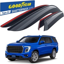 Sun Rain Visors Wind Rain Guards for 2021-2026 GMC Yukon SHATTERPROOF