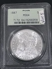 1887 Morgan Silver Dollar MS64 Philadelphia