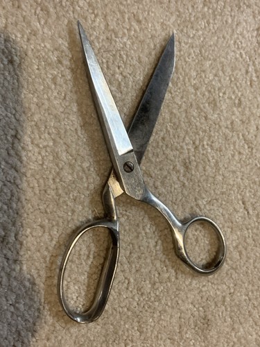 Vintage WISS Trimline Scissors / Shears #4127 - 7” Sewing Tailor Metal USA made - Picture 2 of 5