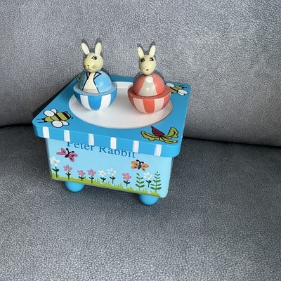 Holz Spieluhr Frederick Warne Toys Peter Rabbit & Flopsy Bunny Spieluhr
