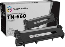Comp Black Laser Cartridge for Brother Toner TN660 HL-L2315DW HL-2320D NEW
