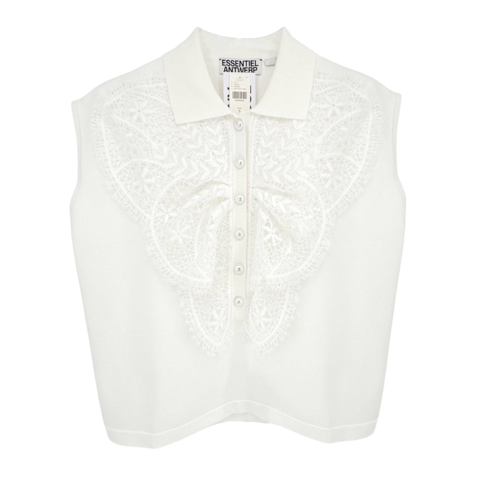 ESSENTIEL ANTWERP Ihelly Sweater Top in Off-white S image 4