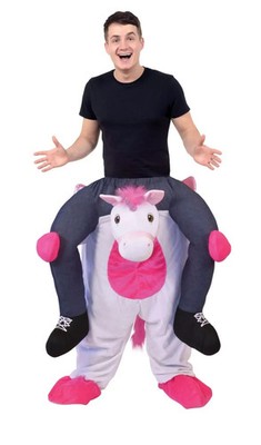 ERWACHSENE PICK ME UP RIDE ON HUCKEPACK KOSTÜM WEIHNACHTEN KOSTÜM LUSTIG NEUHEIT