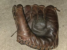 Vintage 1953 Rawlings Mort Cooper MC Baseball Glove – Snugger Adjustment Topline