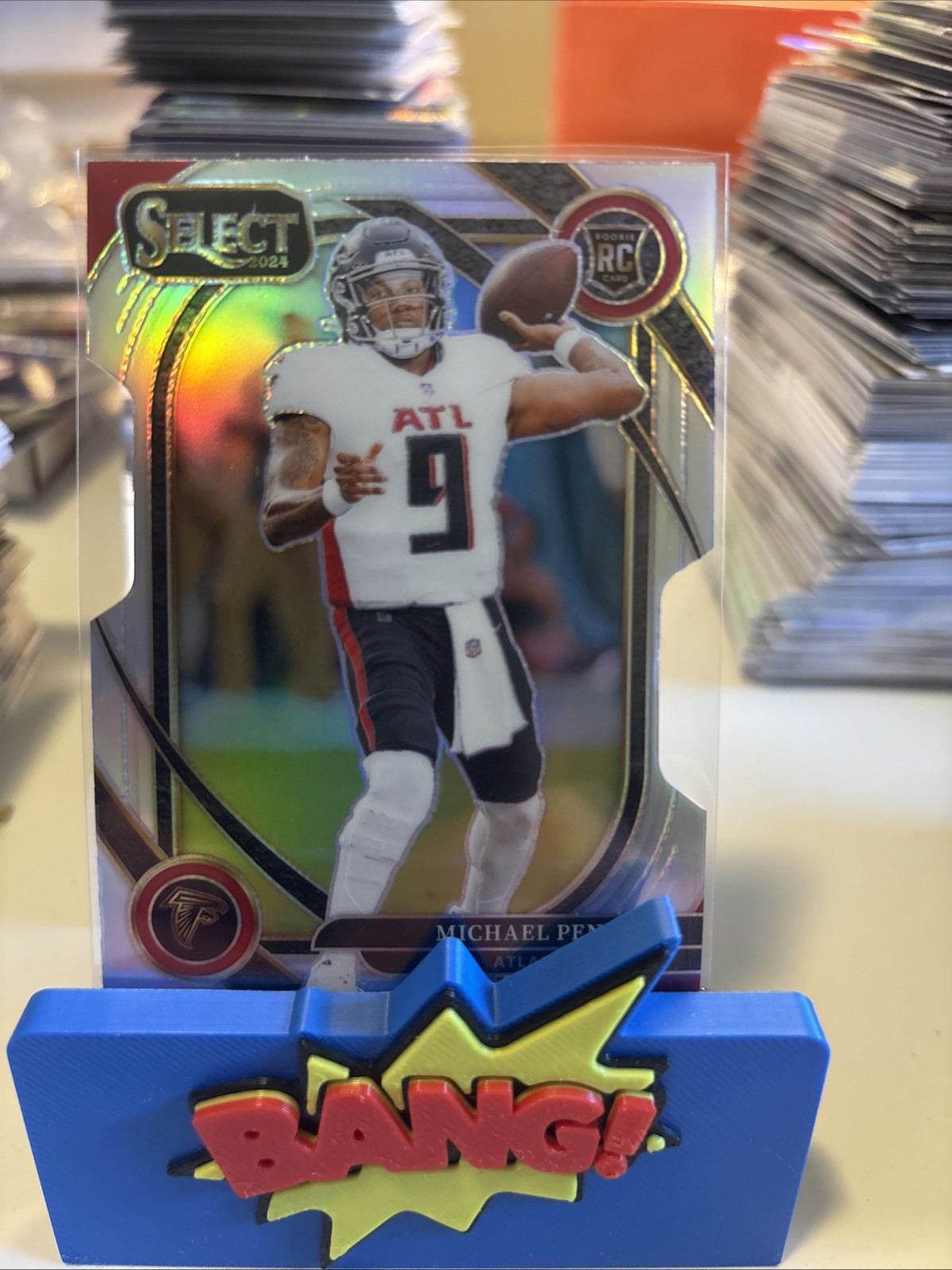 2024 Panini Select Base Club Level#235 Michael Penix Jr. Silver Die Prizm🔥🔥