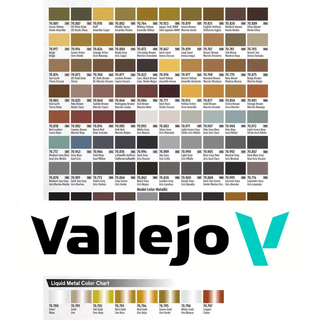 Vallejo Model Color Paint Pots 17ml/ 18ml - Discounts & Fast Shipping