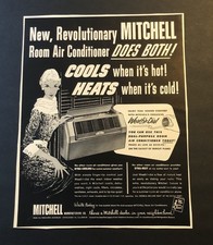 Vintage 1950’s Mitchell Air Conditioner Magazine Ad 0C26