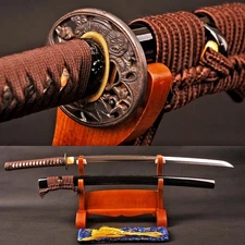Handmade Razor Sharp Real Japanese Samurai Katana Sword T10 Steel Clay Tempered