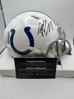 RILEY LEONARD signed auto INDIANAPOLIS COLTS Mini Football Helmet FANATICS