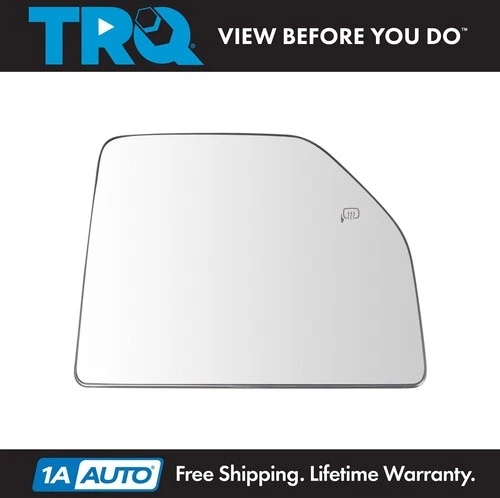 TRQ Right Upper Mirror Glass Fits 2015-2020 Ford F-150 2017-2022 F-250 F-350