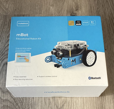 Makeblock mBot Educational Robot Kit w/ Bluetooth, STEM STEAM, Ages 8+