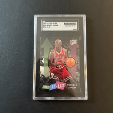 1996-97 Fleer Ultra #280 Michael Jordan Step-It-Up SGC Authentic Card
