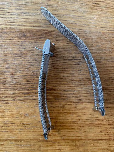 Vintage DUCHESS USA 18mm Stainless Steel Mesh Watch Band Rare Quality - Picture 5 of 6