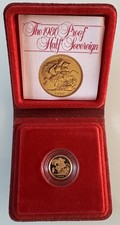 1980 Gold Proof 1/2 (Half) Sovereign - Box & COA - Sigma Verified