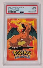 Vintage 1999 Topps Charizard Pokemon #06 Movie Edition MINT PSA 9