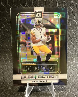 Panini 2025 Donruss Optic Play Action DK Metcalf #15 Black Pandora /149