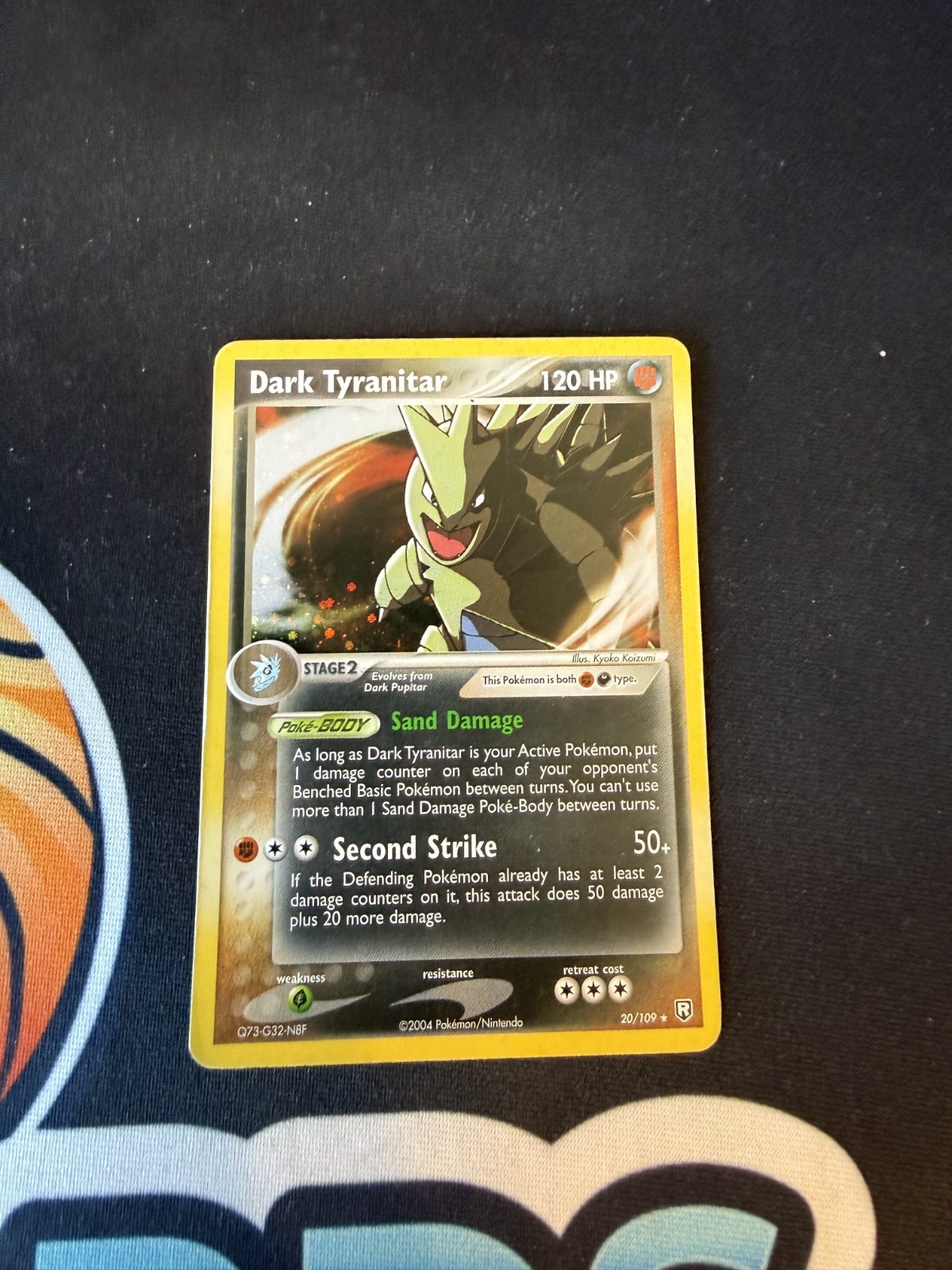Pokemon 2004 Team Rocket Returns Dark Tyranitar Holo 20/109