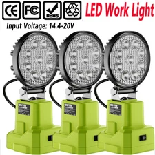 18V Cordless Work Light/Battery  For Ryobi 18Volt Battery Portable Camping Light