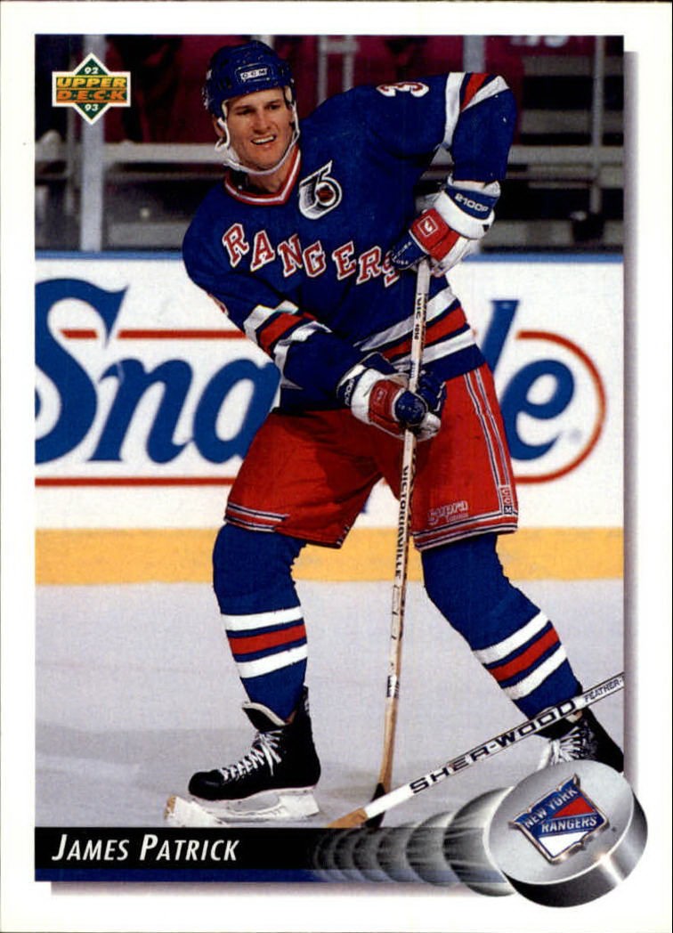 1992-93 Upper Deck #320 James Patrick - HKY