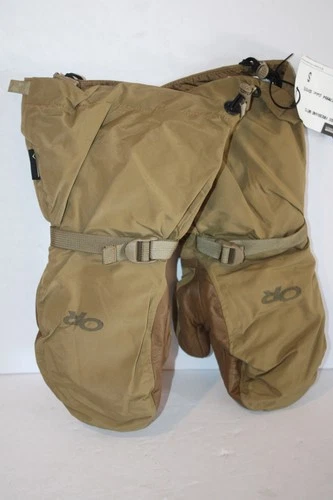 Outdoor Research Firebrand Mitts Coyote AGS Mittens w/ Liners Size Small NWT