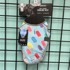 Canada Pooch Chill Seeker Dog Cooling Vest Popsicle Design Size 10