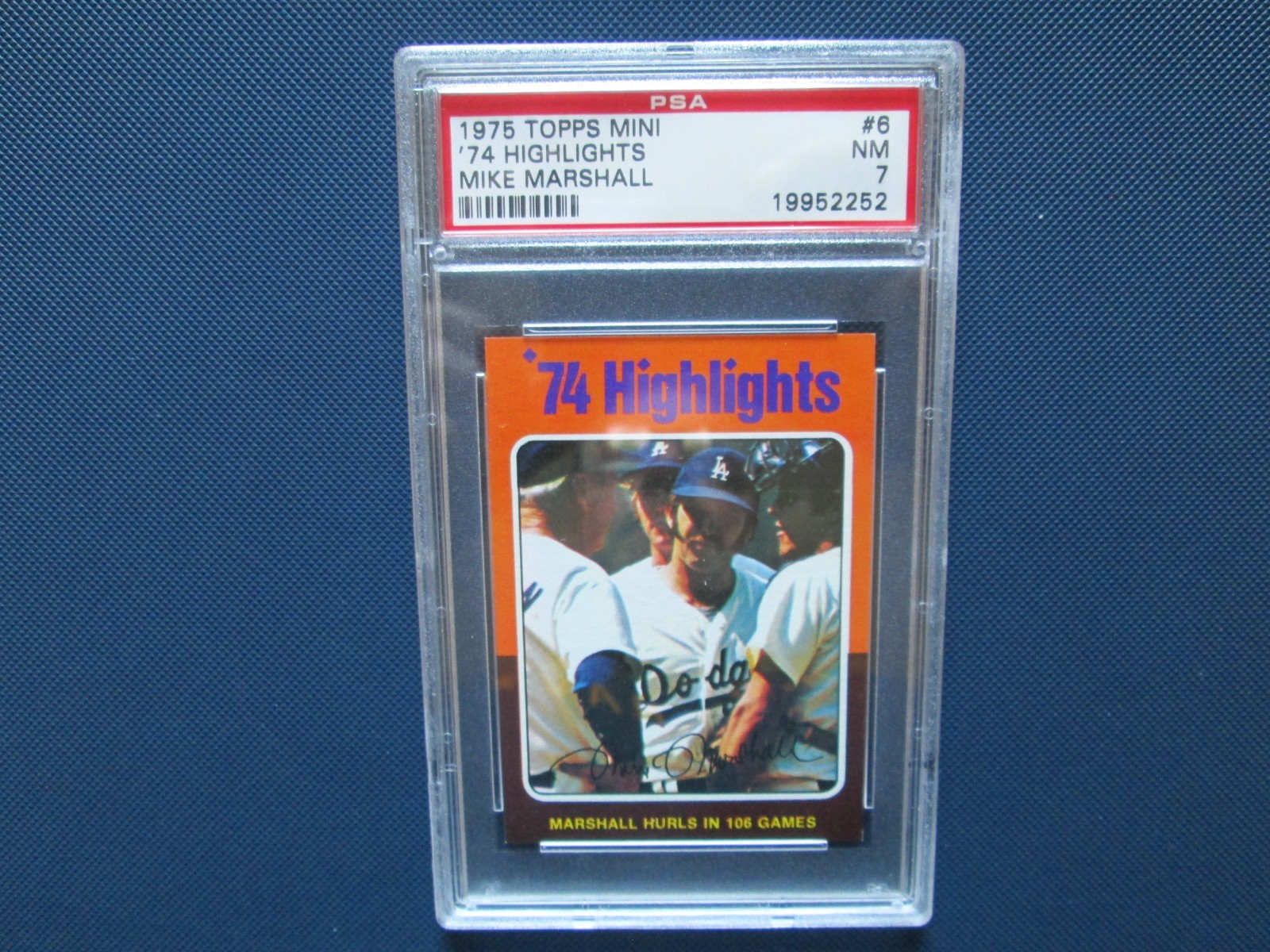 Mini Basballs MIKE MARSHALL 1975 TOPPS