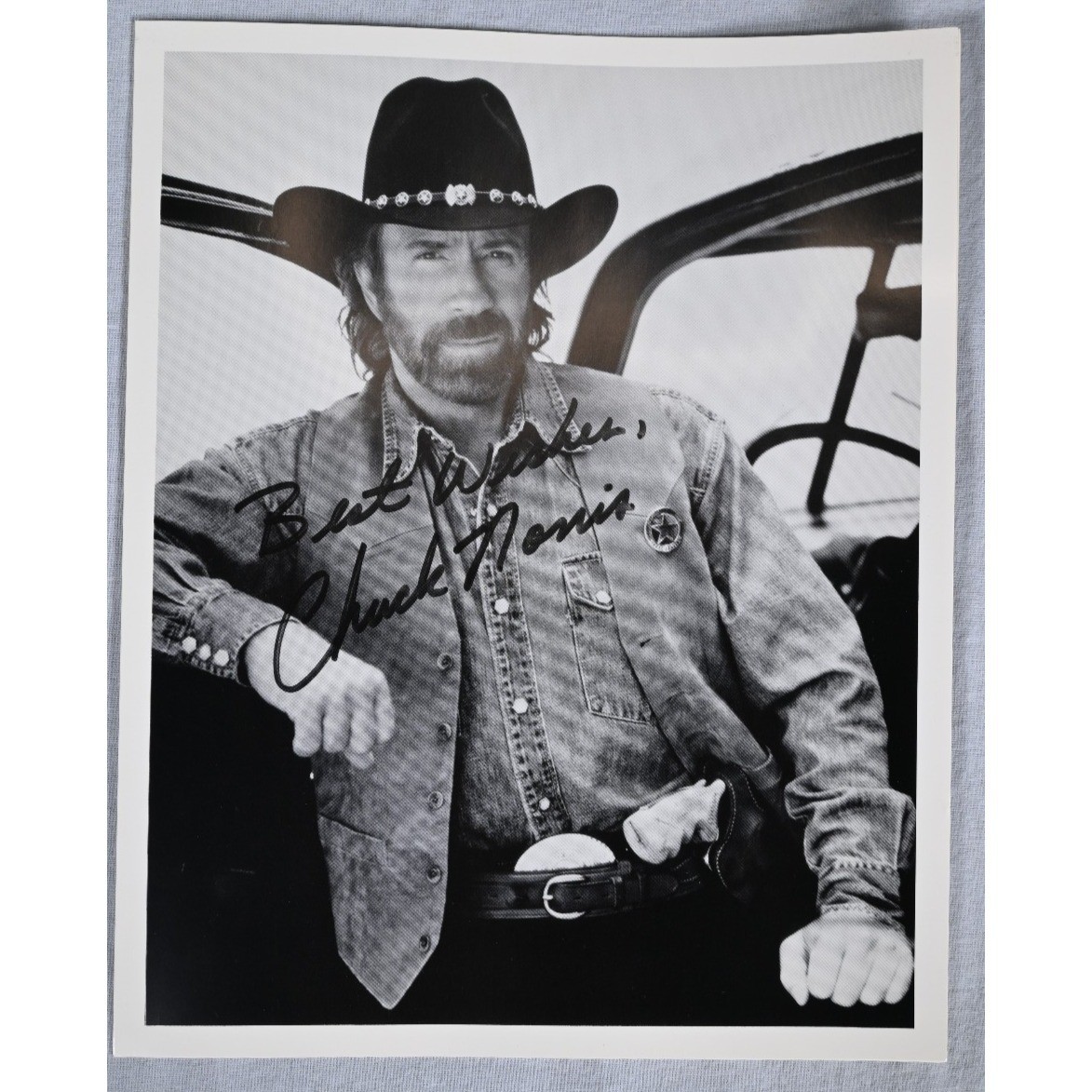 Chuck Norris Autograph Photo Reprint 8x10 Walker Texas Ranger Signed ...