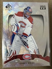 2009-10 SP Authentic - Holo Fx Carey Price #FX4 Montreal Canadians