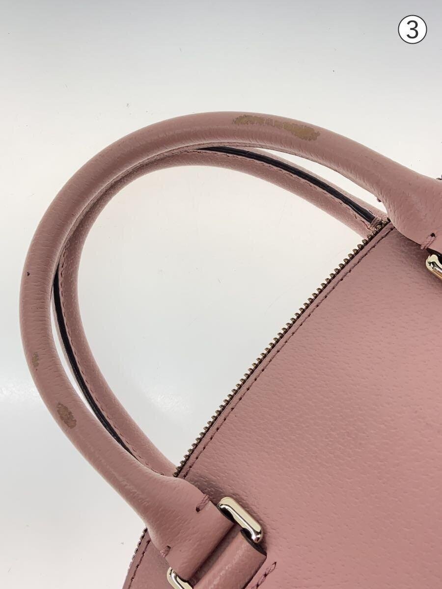 Kate Spade York Leather Handbag Pink, Plain, Used