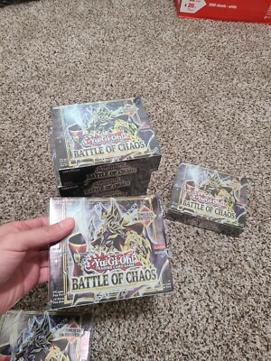 battle of chaos 1st edition booster box Battle Of Chaos Booster Box YuGiOh TCG 1st Edition Konami English Factory  Sealed