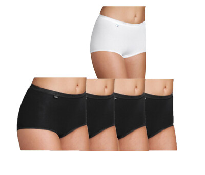 sloggi 5x Damen Slip Basic Maxi Größe 48 UVP  63,00  Slips Unterhosen  Set A9