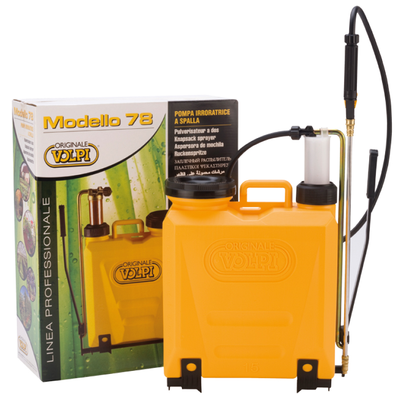 Nebulizzatore Pompa a Spalla Irroratrice manuale Spruzzatore 15 Lt Volpi