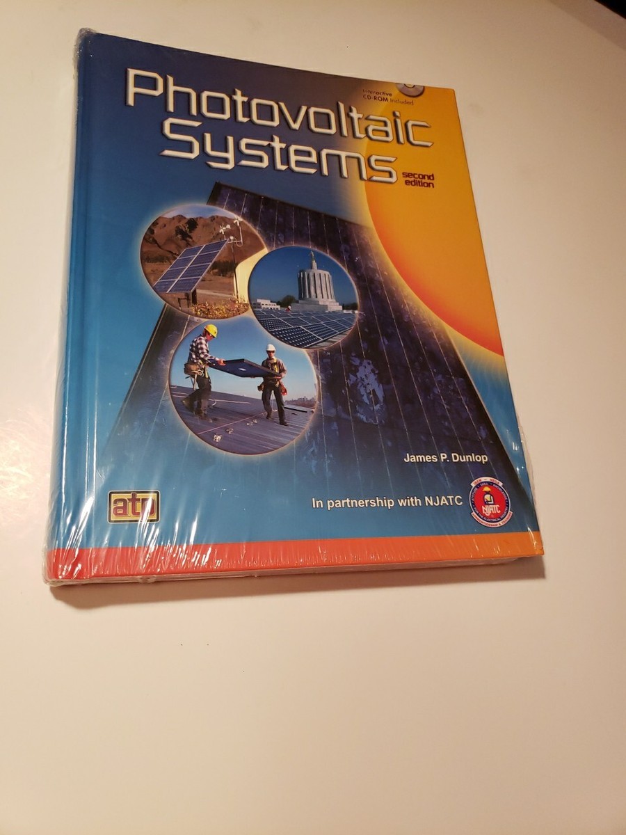 Photovoltaic Systems by James P. Dunlop|In partnership W/ NJATC HC New  Sealed