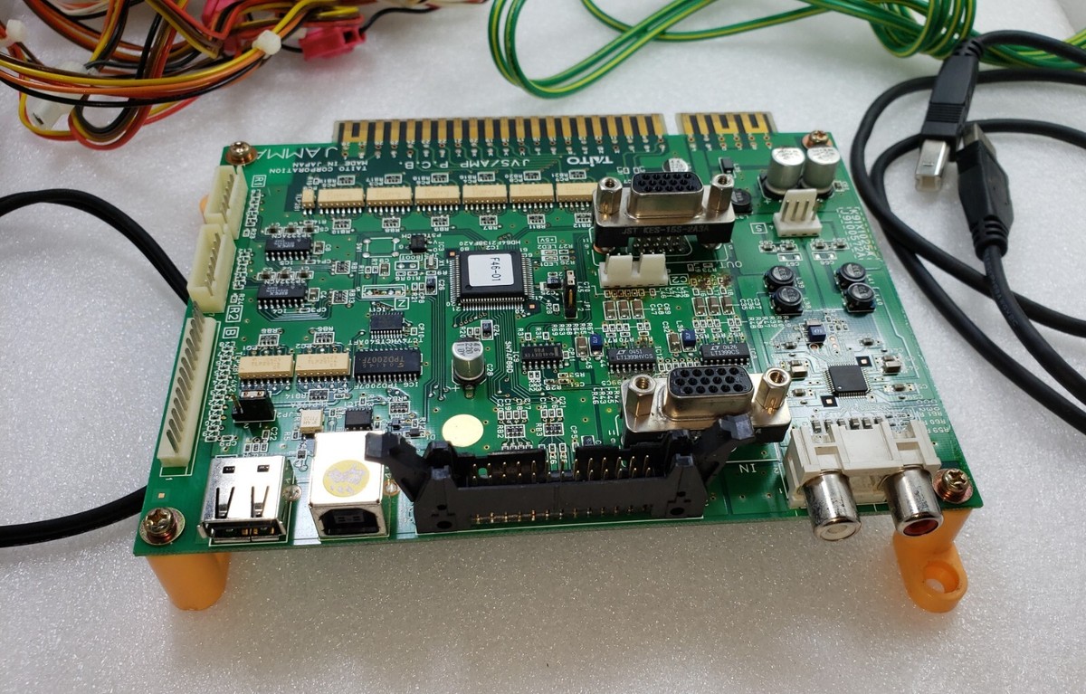 Taito JVS / AMP PCB JAMMA Control I/O Board K91X1025A Use Taito JVS / AMP PCB JAMMA Control I/O Board K91X1025A Use