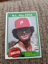 1981 TOPPS BASEBALL STEVE CARLTON #630 PHILLIES ex condition 