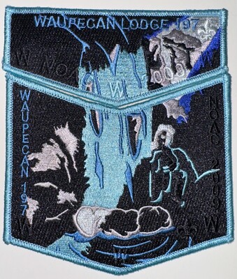 Boy Scout OA 197 Waupecan Lodge 2009 NOAC Flap Set