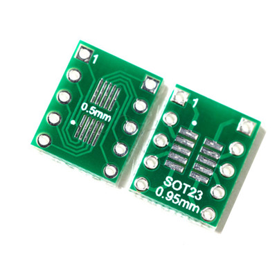 10PCS IC SOT23 SSOP10 MSOP10 UMAX to DIP 0.5/0.95mm Adapter PCB Board Converter