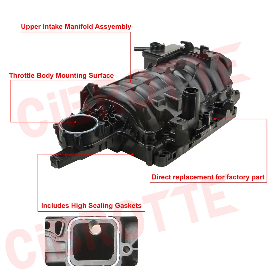 ⭐68194114AC Engine Intake Manifold for 09-10 Dodge Ram 1500 11-24 Ram 1500 5.7L⭐ - Image 4 of 4