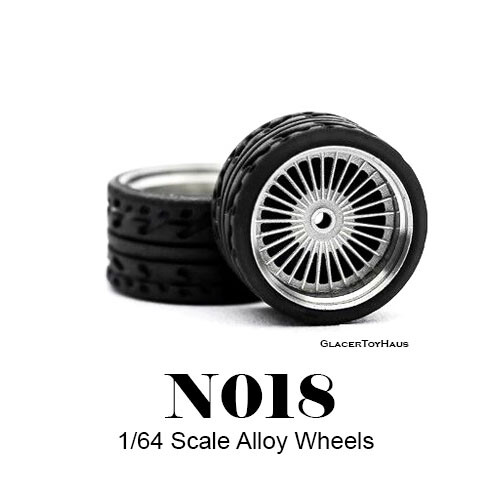 1/64 Scale Alloy Wheels M01A-N024