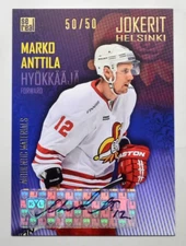 2016-17 KHL Jokerit Helsinki Autograph #JOK-AUT-013 Marko Anttila 50/50