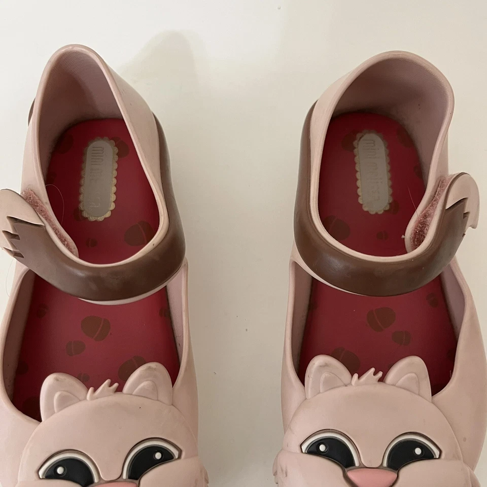 Мини Melissa Ultragirl розовый бурундук Мэри Джейн плоскостях туфли ребенка ясельного возраста девочек размер 8 - Изображение 3 из 4