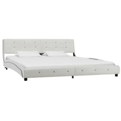 Bed Frame White Faux Leather 183x203 Cm King 280502 Beds Gumtree Australia Melbourne City Melbourne Cbd 1255485640